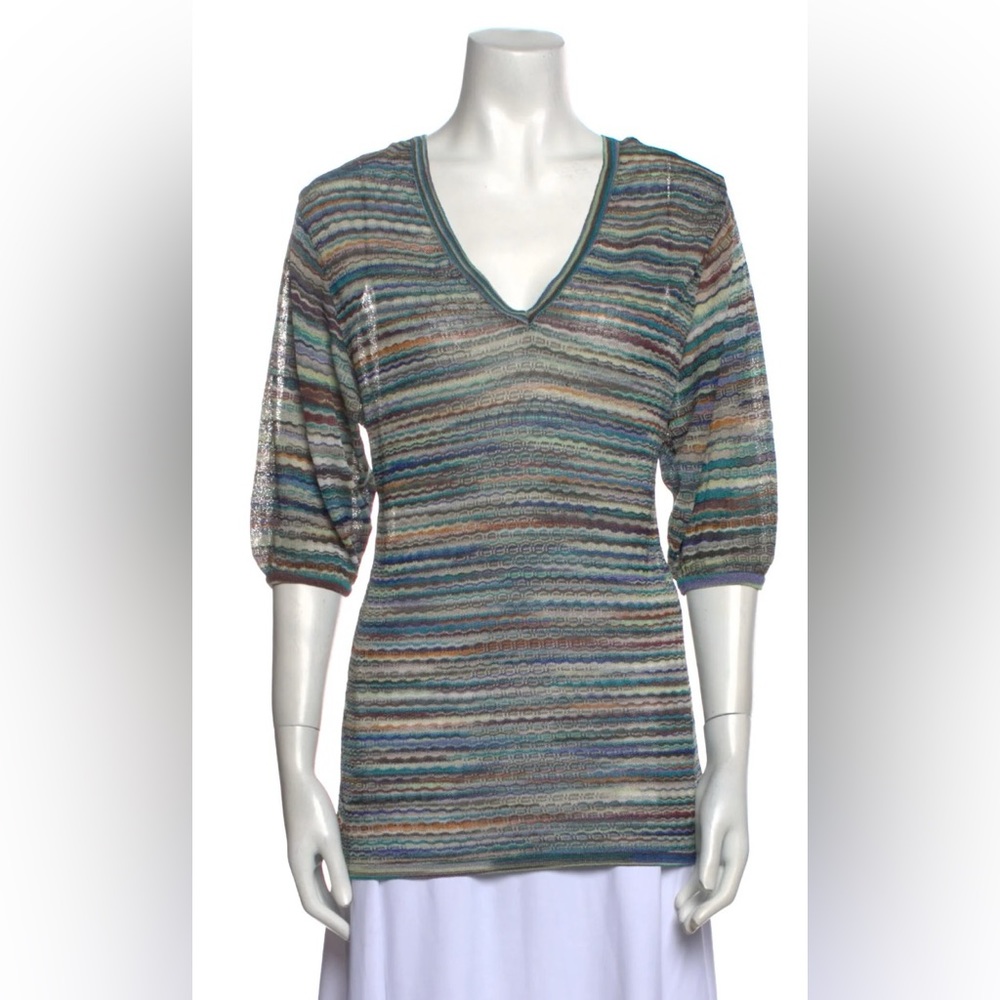 Missoni striped short sleeve shirt - NEVER WORN